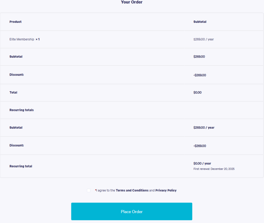 How to apply for the free Student ELITE Membership?